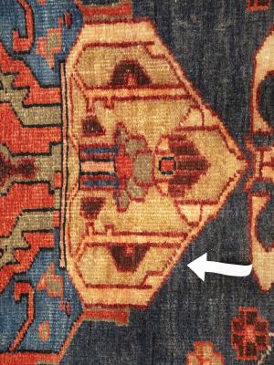 Semi Antique Plum Tribal 4X10 Meshkin Persian Runner Rug