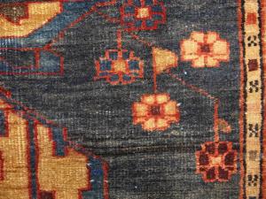 Semi Antique Plum Tribal 4X10 Meshkin Persian Runner Rug