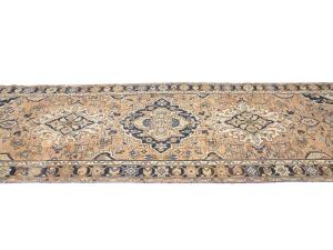 Semi Antique Rusty Beige Tribal 4X11 Hamedan Persian Runner Rug
