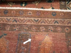 Semi Antique Rusty Red Tribal 3X12 Meshkin Persian Runner Rug