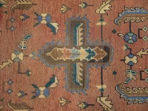 Semi Antique Rusty Red Tribal 3X12 Meshkin Persian Runner Rug