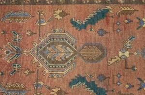 Semi Antique Rusty Red Tribal 3X12 Meshkin Persian Runner Rug