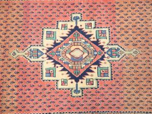 Semi Antique Coral Red Tribal 3X11 Hamedan Persian Runner Rug