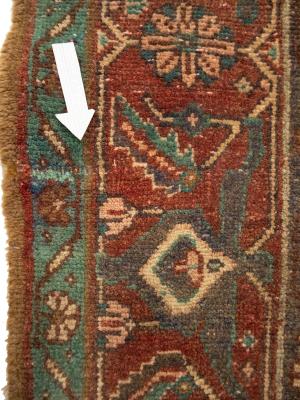 Semi Antique Brown Tribal 5X9 Koliaie Persian Rug