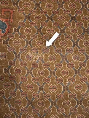Semi Antique Brown Tribal 5X9 Koliaie Persian Rug