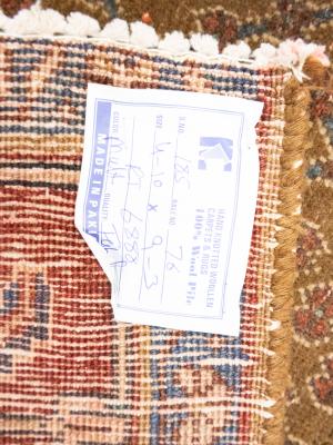 Semi Antique Brown Tribal 5X9 Koliaie Persian Rug
