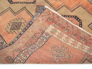 Semi Antique Muted Colors Tribal 4X11 Meshkin Persian Runner Rug