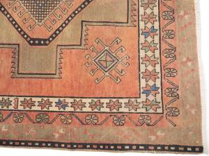 Semi Antique Muted Colors Tribal 4X11 Meshkin Persian Runner Rug