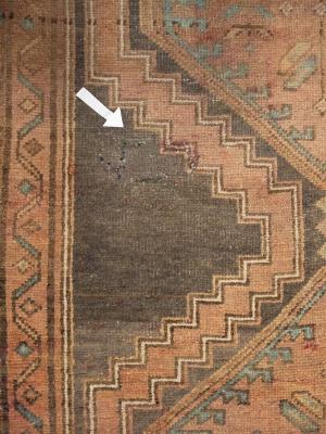 Semi Antique Muted Colors Tribal 4X14 Hamedan Persian Runner Rug