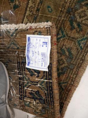 Semi Antique Muted Colors Tribal 3X14 Hamedan Persian Runner Rug