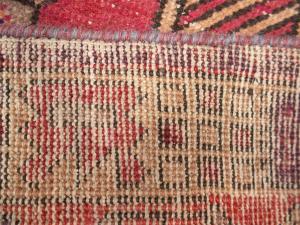 Vintage Muted Colors Tribal 4X11 Hamedan Persian Runner Rug