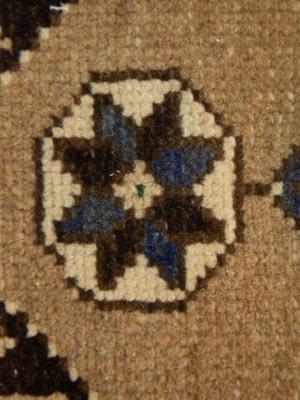 Semi Antique Muted Colors Tribal 3x9 Hamedan Persian Runner Rug