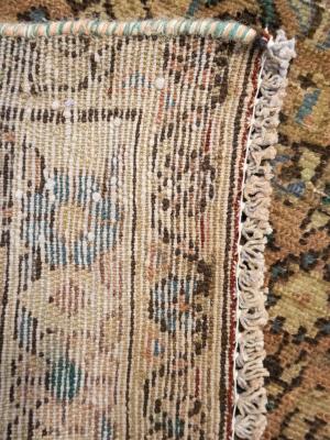 Semi Antique Muted Colors Tribal 3x9 Hamedan Persian Runner Rug