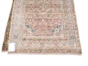 Semi Antique Muted Colors Tribal 3x9 Hamedan Persian Runner Rug