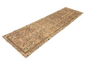 Semi Antique Muted Colors Tribal 3X10 Hamedan Persian Runner Rug