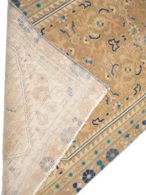 Semi Antique Muted Colors Tribal 3X9 Hamedan Persian Runner Rug