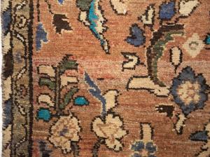Semi Antique Muted Colors Tribal 2x8 Hamedan Persian Runner Rug
