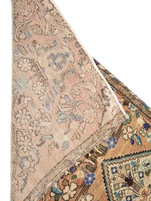 Semi Antique Muted Colors Tribal 2x8 Hamedan Persian Runner Rug