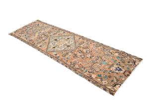 Semi Antique Muted Colors Tribal 2x8 Hamedan Persian Runner Rug