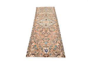 Semi Antique Muted Colors Tribal 2x8 Hamedan Persian Runner Rug