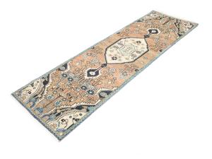 Semi Antique Rusty Beige Tribal 2'5 X 7'9 Hamedan Persian Runner Rug