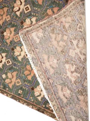 Semi Antique Brown Tribal 2x9 Hamedan Persian Runner Rug