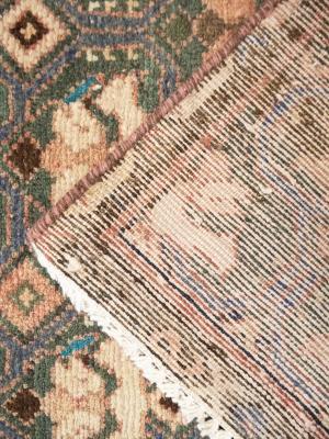 Semi Antique Brown Tribal 2x9 Hamedan Persian Runner Rug