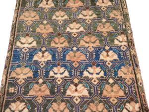 Semi Antique Brown Tribal 2x9 Hamedan Persian Runner Rug