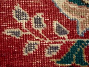 Vintage Red Traditional 2X12Tabriz Persian Runner Rug