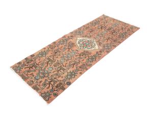 Semi Antique Muted Colors Tribal 3X7 Hamedan Persian Runner Rug