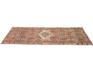 Semi Antique Muted Colors Tribal 3X7 Hamedan Persian Runner Rug