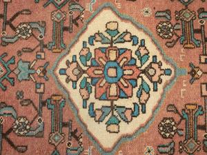 Semi Antique Muted Colors Tribal 3X7 Hamedan Persian Runner Rug
