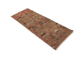 Semi Antique Muted Colors Tribal 2X6 Hamedan Persian Runner Rug