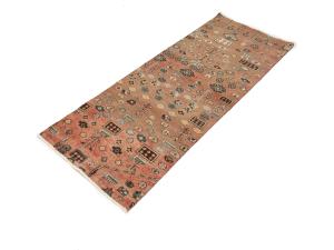 Semi Antique Muted Colors Tribal 2X6 Hamedan Persian Runner Rug