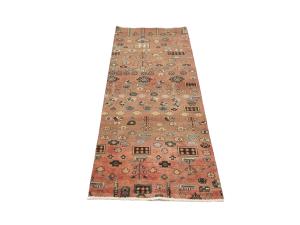 Semi Antique Muted Colors Tribal 2X6 Hamedan Persian Runner Rug
