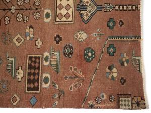 Semi Antique Muted Colors Tribal 2X6 Hamedan Persian Runner Rug