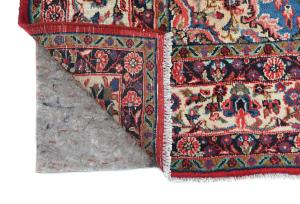 Vintage Red Floral Traditional 7x10 Hamedan Persian Rug